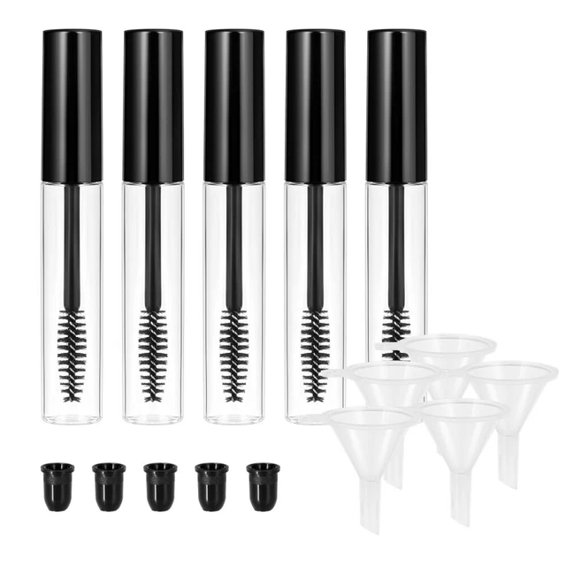 5 pièces 10ml Bouteille crème cils Tube vide de cils
