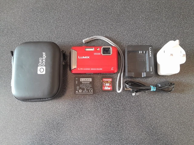 Appareil Photo Panasonic Lumix DMC-FT20 16.1MP - Orange - Étanche - Occasion Fonctionnel