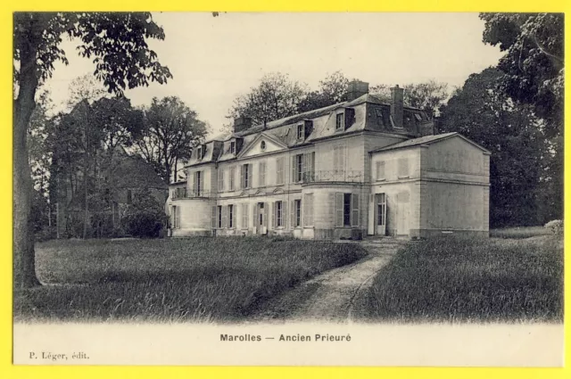 cpa 77 - MAROLLES in BRIE (Seine and Marne) CASTLE Ancien PRIORY