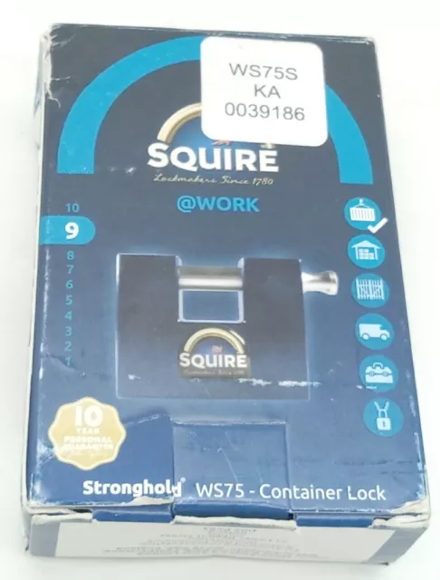 Squire Stronghold WS75 Elite Container Lock WS75S