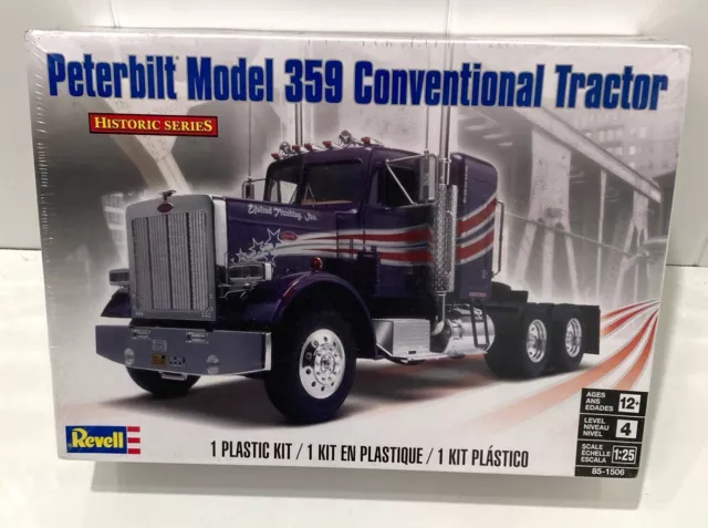 Revell 1:25 Scale  Peterbilt Model 359 Conventional Tractor model kit MISB