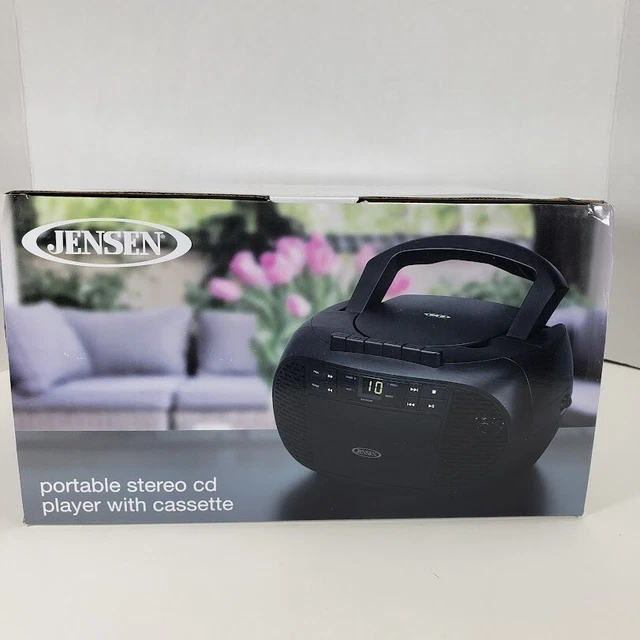 JENSEN PORTABLE STEREO Cd Player With Cassette Am/Fm Receiver Cd550C