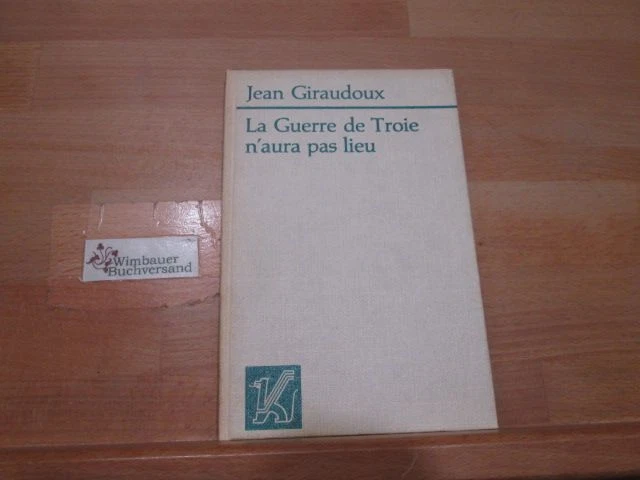 La Guerre De Troie N'aura Pas Lieu Résumé Pdf picclick.fr