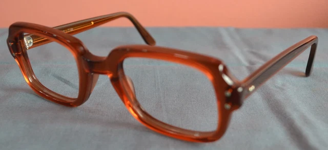 Vintage Romco USGI Military Issued Amber Rx 4 1/2 - 5 3/4 Frame 50-22 Male Vintage Romco USGI Military Issued Amber Rx 4 1/2 - 5 3/4 Frame 50-22 Male