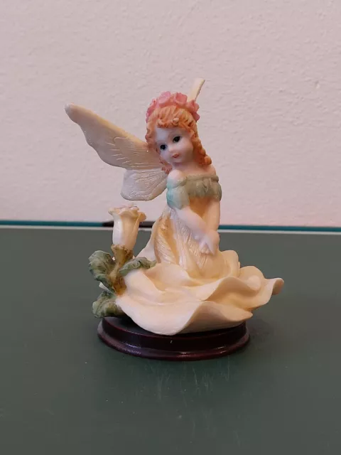 Dekofigur Elfe Elfen Fee Blumen Figur Dekoration Flügel Mädchen Figur mit Kleid