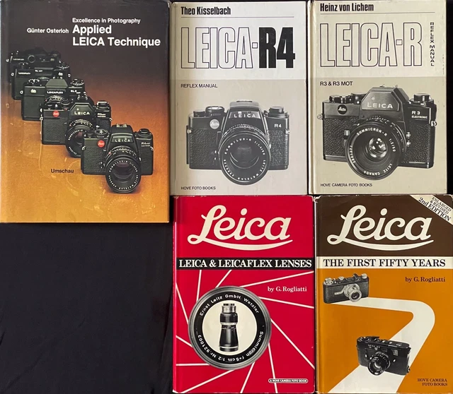 Applied Leica Technique, Leica the First Fifty Years, Leica Lenses & Leica R 