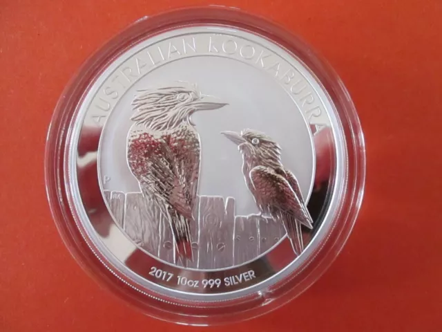 Australien 10 Oz Silber Münze Kookaburra 2017