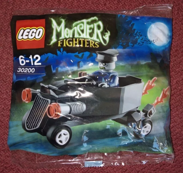 Lego Monster Fighters Zombie coffin car minifigure polybag 30200 new sealed ;