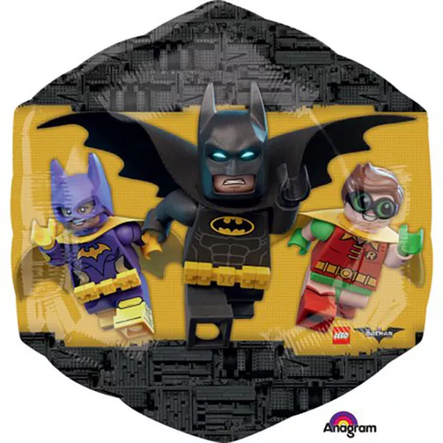 Lego Batman 23" Foil Balloon Boy's Birthday Decorations Party Supplies Favors
