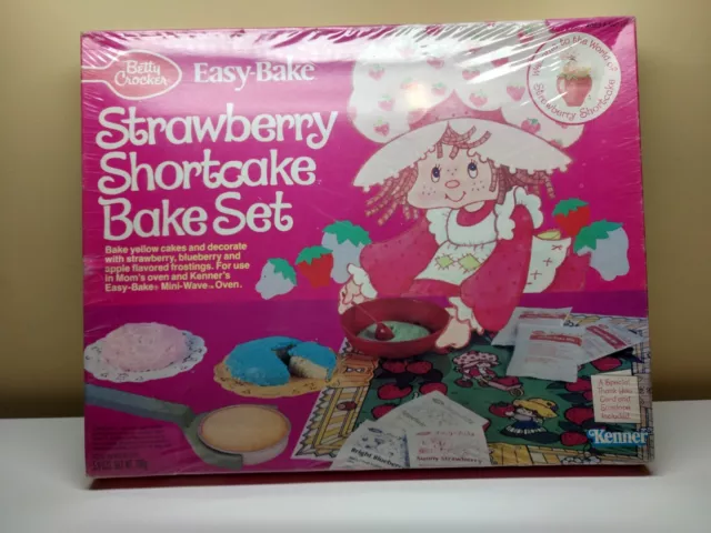 Vintage Easy Bake Strawberry Shortcake Bake Set Rare New Sealed HTF NOS 🧁🍓