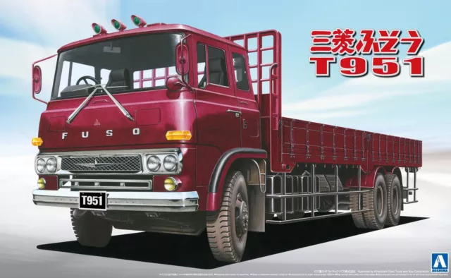 Aoshima Heavy Freight Series No.15 Mitsubishi Fuso T951 LateType Truck Model kit
