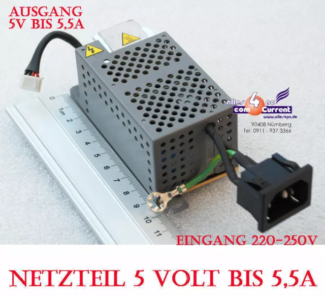 5V 5 Volt 5A Power Supply Adapter Also For Continuous Operation 25WATT 25W #N48