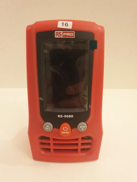 RS PRO RS-9680 Air Quality Meter for Formaldehyde Humidity, PM 2.5, PM 10 (A-16)