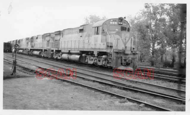 Of162 Rp 1966 Delaware & Hudson Railroad Locomotive #609 Schenectady Ny