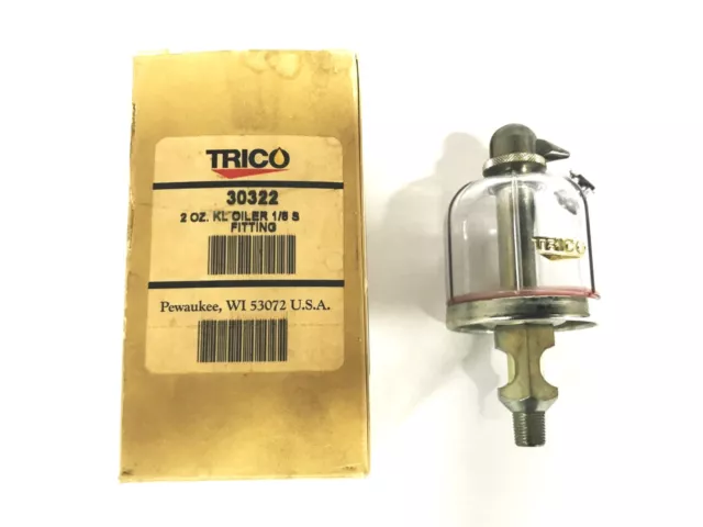 Trico 2oz Gravity Feed Single Point Oiler 30322 NOS