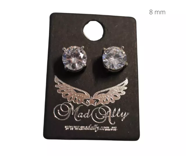 Mad Ally Magnetic Earrings; 8mm