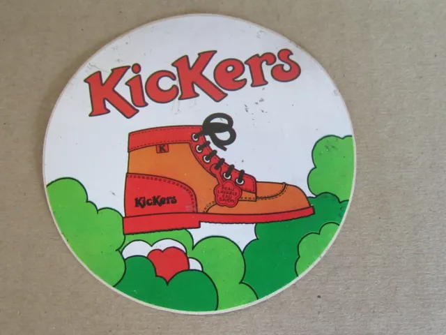 605J 1970'S STICKERS Sticker Round Shoe Kickers Red Brown £2.48 ...