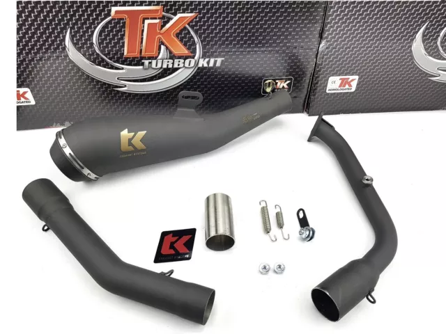 Auspuffanlage GP Turbo Kit Sport Black Yamaha YZF 125R MT XSR 125i R 2019-2023