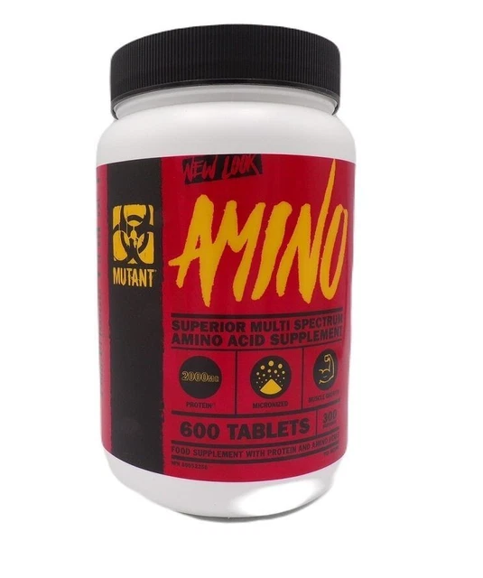 ( 72,93€/ KG) Mutant Aminoácidos 600 Tabs 780g Musculación Eaas Bcaas Glutamina