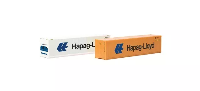Herpa 076449-006 - 1:87 Container Set 2 x 40 FT " Hapag Lloyd " - New