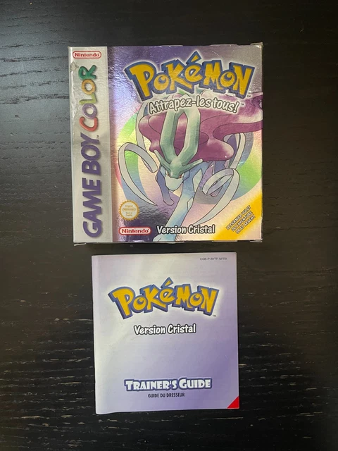 POCKET MONSTERS CRYSTAL Pokémon Cristal Nintendo Game Boy Color GBC