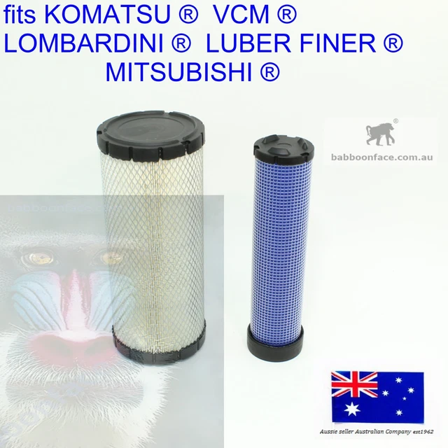 for Inner Outer Air Cleaner Filter COMPAIR HYSTER CUMMINS MANITOU RENAULT TEREX