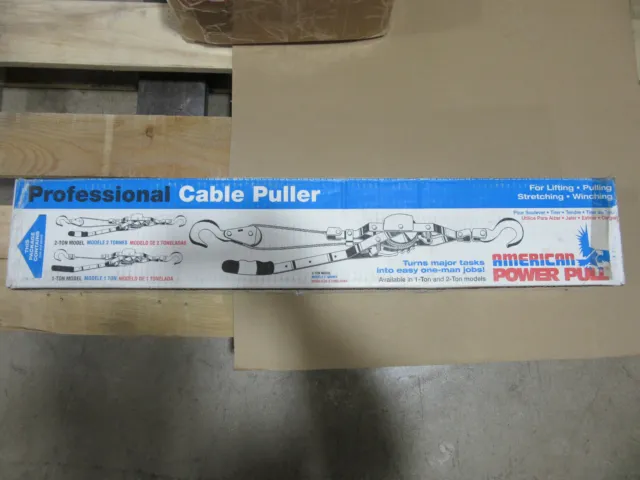 American Model 144 Professional Grade Cable Puller 1 Ton Capacity NEW!!! in Box