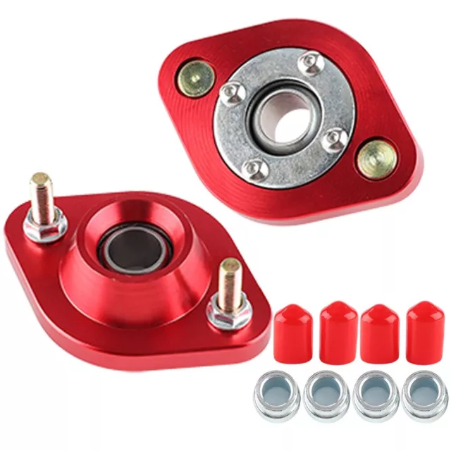Set montaggio superiore auto rossa piastra Cuscino sfera posteriore Camber per E30 E36 E46