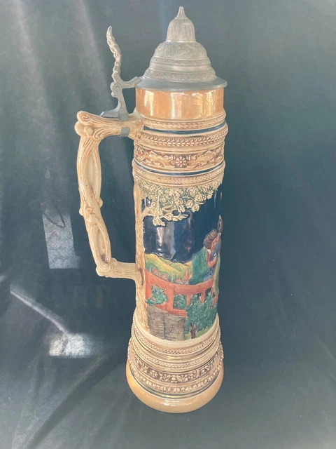 Vintage Large Gerz 5 Liter German Beer Stein Germany 24" tall #3666