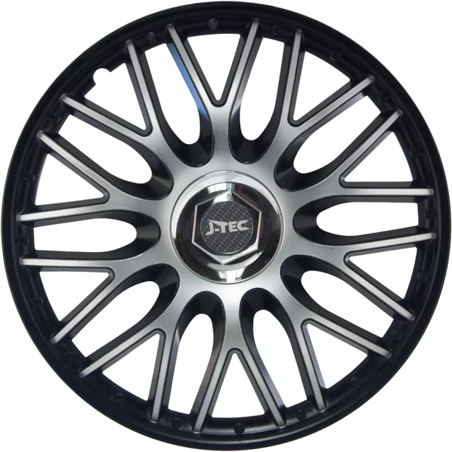 4x Radkappen 16 Zoll Orden Black  Alu-Design