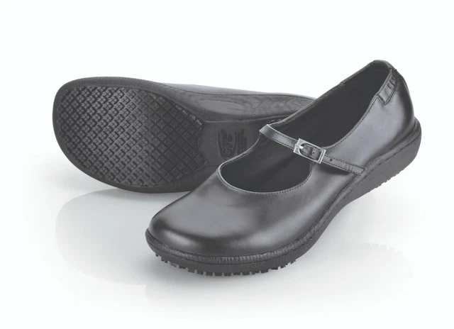 Shoes For Crews Mary Jane II Ladies Work Boots Black Anti-slip Prime