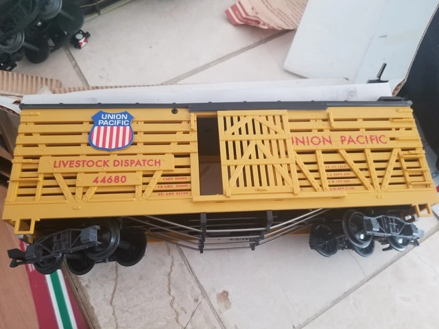 LGB 44680 Livestock Stock Car Union Pacific UP #44680 - G Scale - Nice