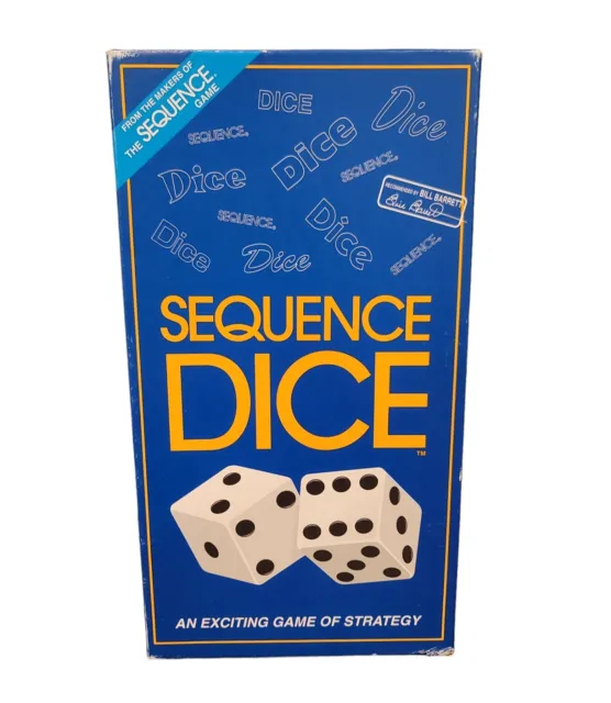 Sequence Dice Board Game 1999 Vintage Complete New & Sealed Jax Family READ