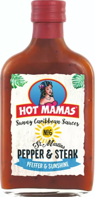 (1L € 19,95) HOT MAMAS No 6 St. Martins Pepper & Steak 195ml