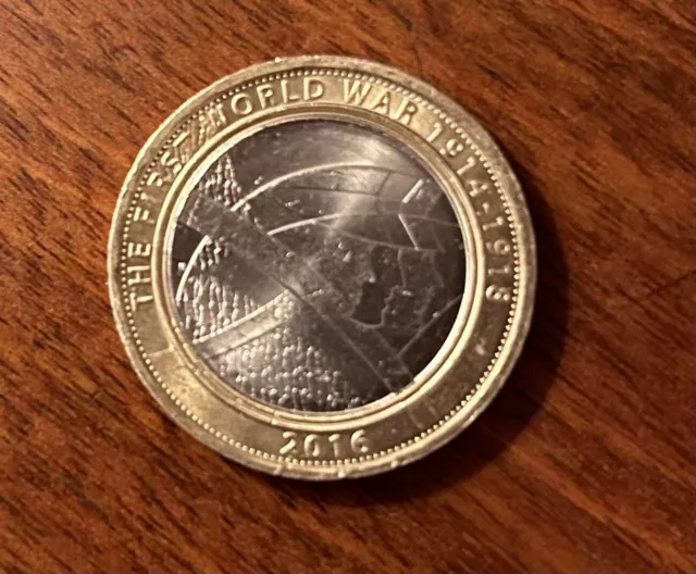 FIRST WORLD WAR ARMY £2 Coin UK Two Pounds Pound Queen Elizabeth II Sterling WW1