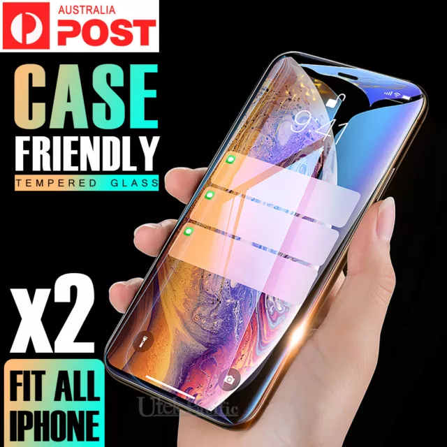 Tempered Glass Screen Protector For iPhone 15 14 13 12 11 Pro 8 7 PLUS XR XS Max