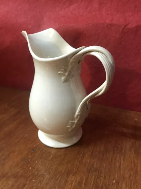 Antique Creamware Cream Milk Jug Twisted Handle Leeds Pottery Creamer Circa 1800