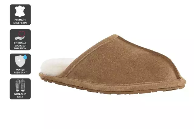 UGG Outback Premium Sheepskin Scuff Slipper (Chestnut), Women's UGG Boots &