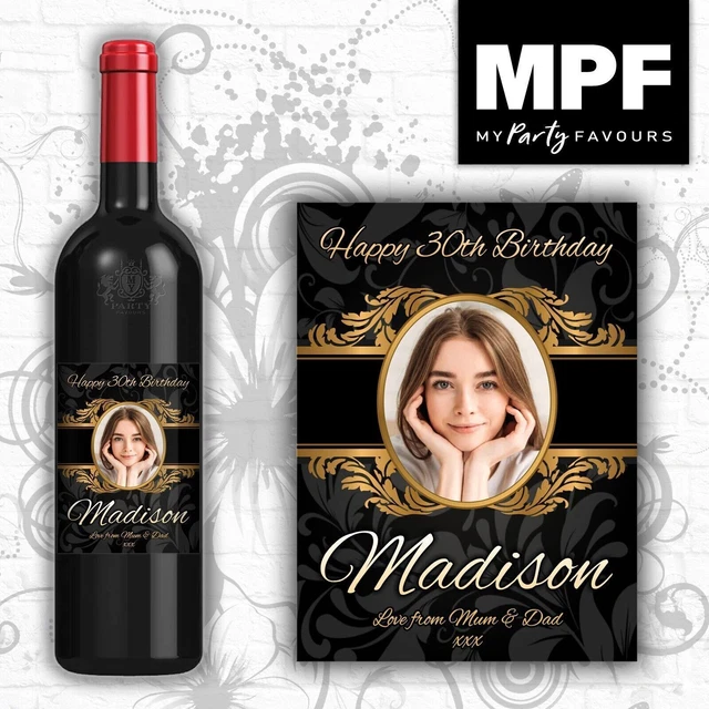 Personalized Buckfast Tonic Wine Bottle Label – Custom Label For Parties, Birthdays, Weddings 3 thumbnail image