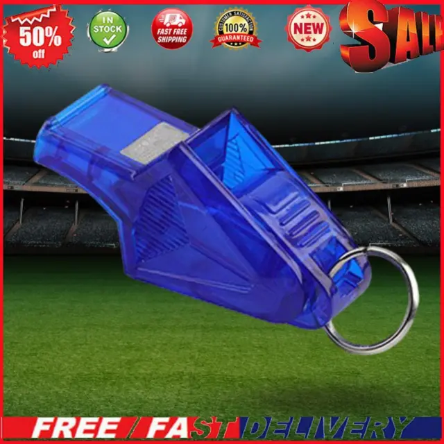 Referee Whistles Plastic Whistle for Referee Competition Training (Dark Blue)