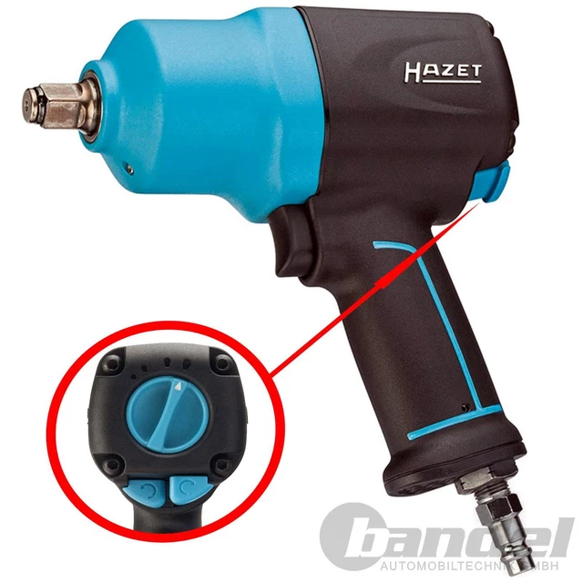 ATORNILLADOR DE IMPACTO AIRE A PRESIÓN HAZET 1700 Nm 1/2" PULGADAS ATORNILLADOR DE IMPACTO NEUMÁTICO