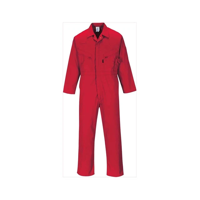 Portwest C813 Men's Liverpool Lightweight Safety Coverall Red, XX-Large