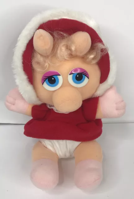 Baby Miss Piggy Plush Stuffed Animal Muppet Jim Henson Vintage McDonalds 1987