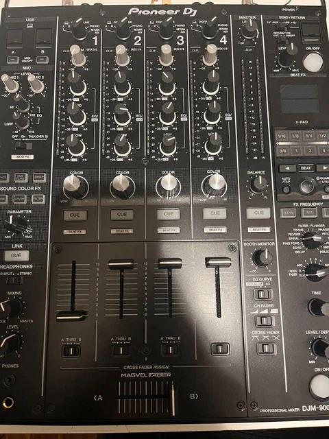 Pioneer DJ DJM-900NXS2 4-channel Digital Pro DJ Mixer DJM900 Nexus Black Unused