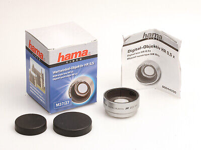 Wide Angle Lens Magnetic Mount 0,5x HTMC Hama 044327 27mm Wide Angle Attachment 