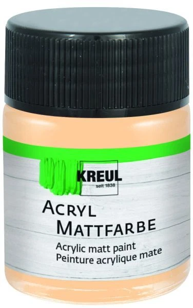 Kreul Acryl Mattfarbe beige 50 ml  Künstlerfarben