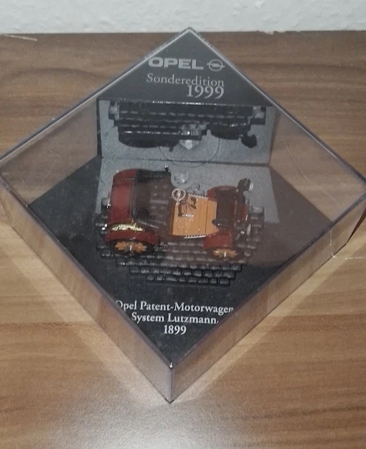 Modellcarsonline Opel Motorwagen Lutzmann 1899-1901 – 1/43 Modellauto Mit Individuellem Wunschkennzeichen (ca. 11 Cm)