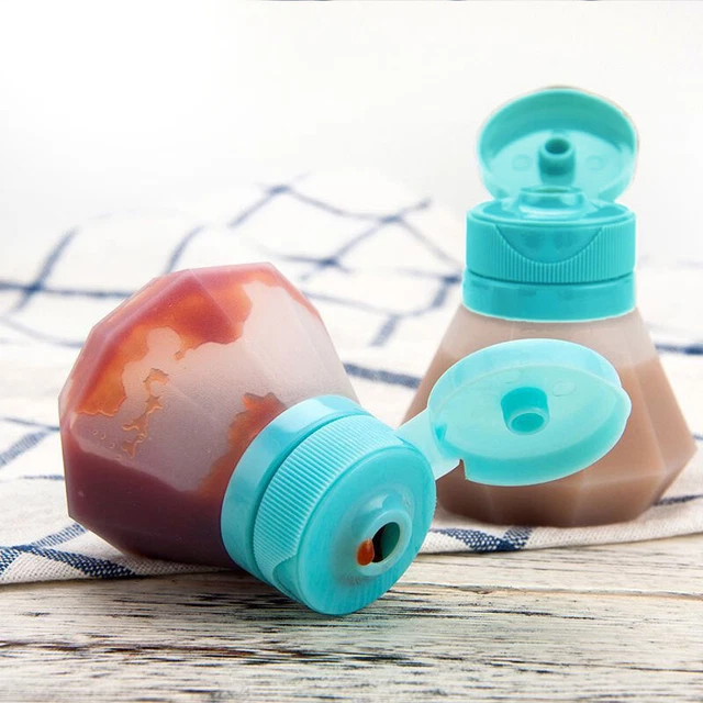 Tragbare Mini -Silikonsalat -Dressing -Gewürz -Sauce -Behälter Küchenwerkzeu-DB