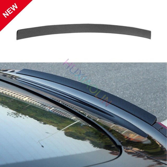 For Hyundai Sonata 20-23 Carbon Fiber Grain Rear Spoiler Tail Trunk Lip Wing 1x