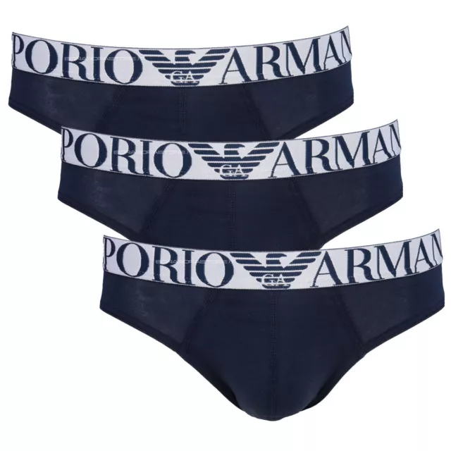 Emporio Armani 3 pack Men's briefs mod. 111734 4R726 40035